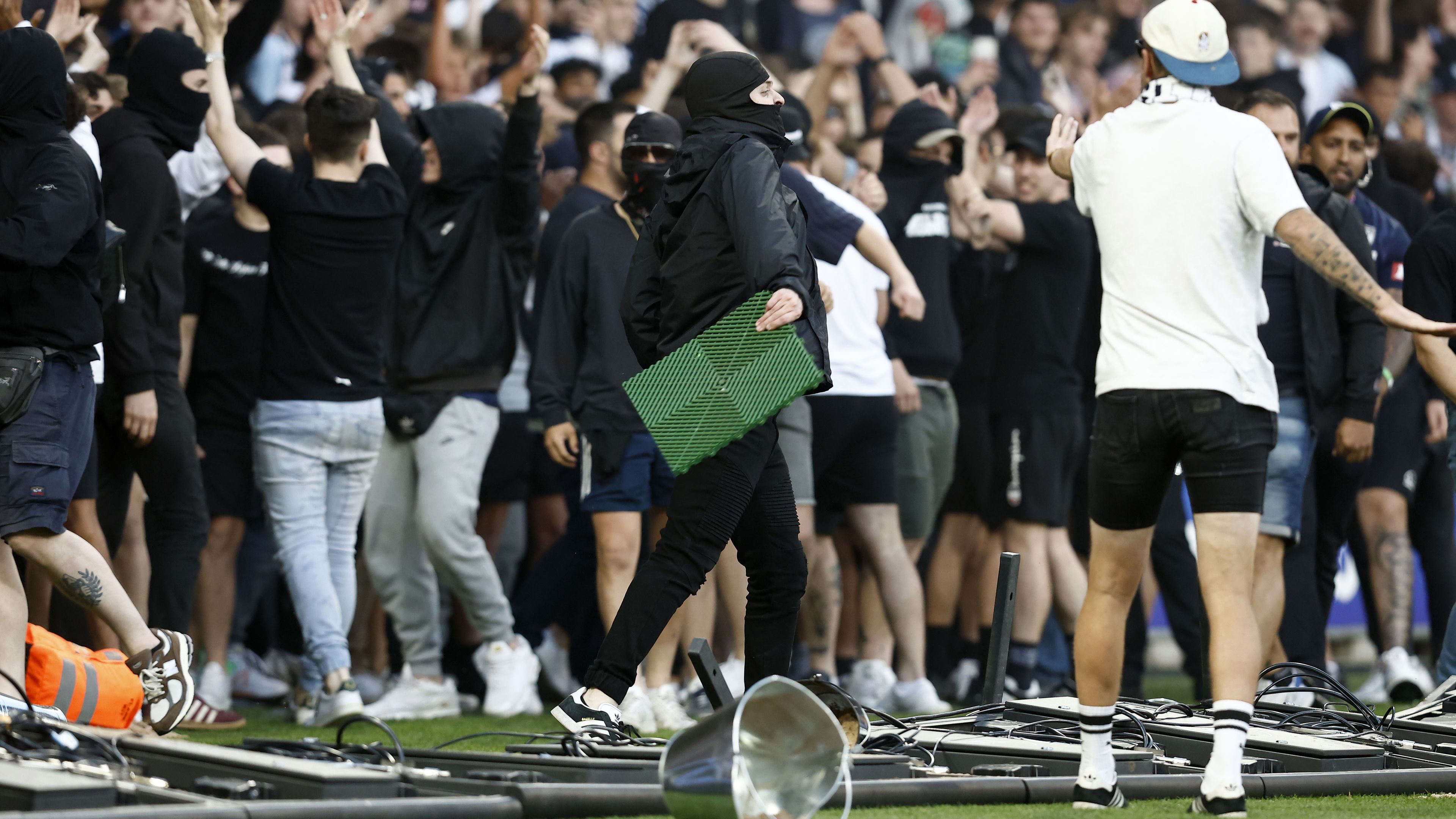 Further eight bans handed out by Football Australia after Melbourne Derby pitch invasion