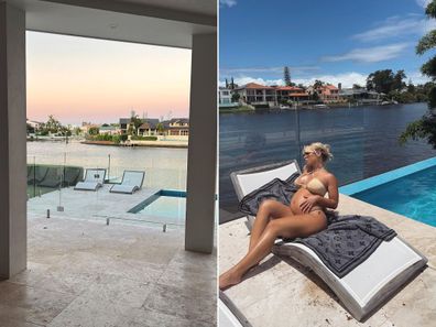 Tammy Hembrow inside gold coast mansion $2.88 million broadbeach waters