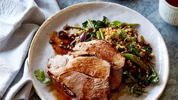 Sticky Asian lamb with sesame fried rice by BeefandLamb.com.au