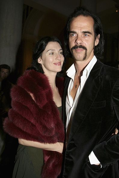 Nick Cave and Susie Cave attend the Gucci Group Award at Palazzo Grassi in Venice in 2006.