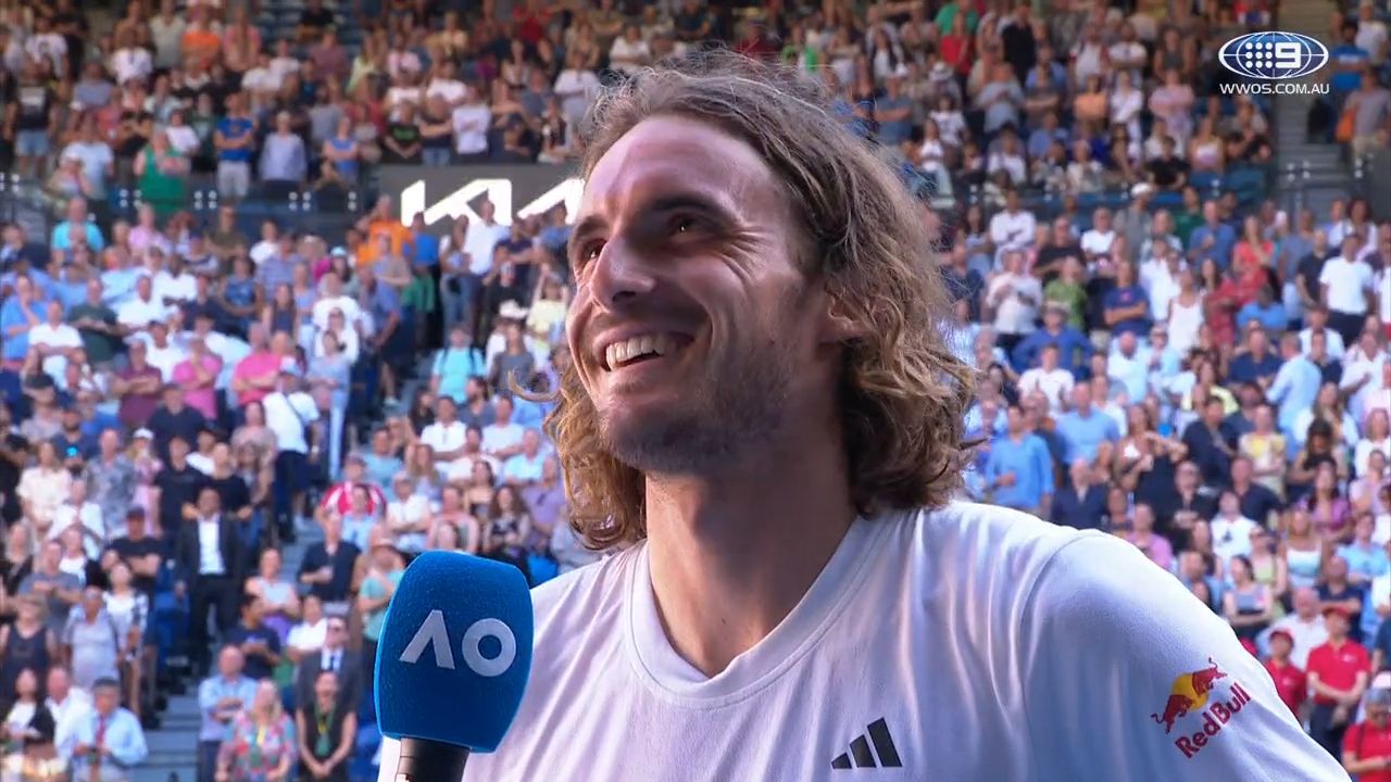 Stefanis Tsitsipas' cheeky dig at Aussie great Mark Philipoussis after win