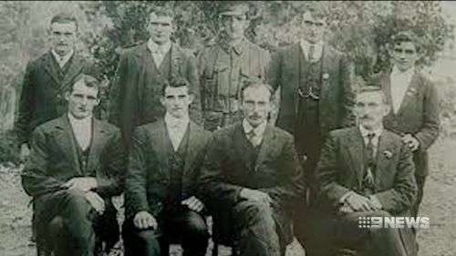 Eight brothers from the Handcock family fought in WWI. (9NEWS)