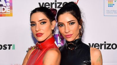 The Veronicas, Lisa Origliasso, Jessica Origliasso, red carpet, LA Pride