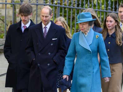 The Prince Edward, Duke of Edinburgh and the Princess Royal Easter Service.