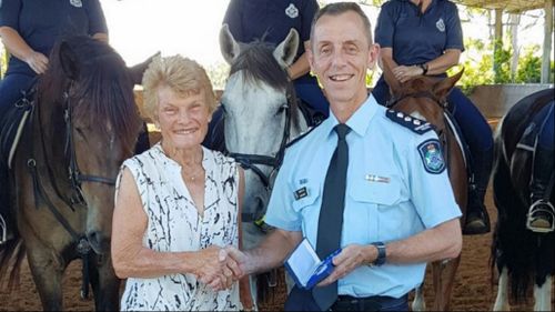 'Lovely accolade': First recorded female Mounted Unit officer awarded Queensland Police Service Medal