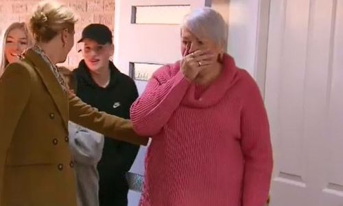 Sonia Burton was left shocked when she walked into her new home. (TODAY)