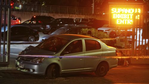 Scene of a car accident in Ascot Vale on Sunday 18 April 2026 outside the Supanova comic convention
