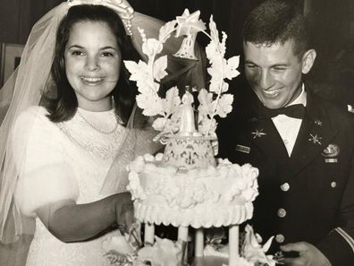 Ina Garten and husband Jeffrey on their wedding day
