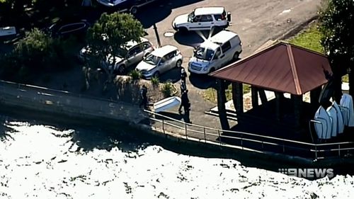 A 70-year-old man has drowned after falling overboard on Parramatta River in rough water. Picture: 9NEWS 