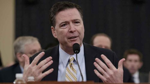 FBI Director James Comey testifies before Congress. (AAP)