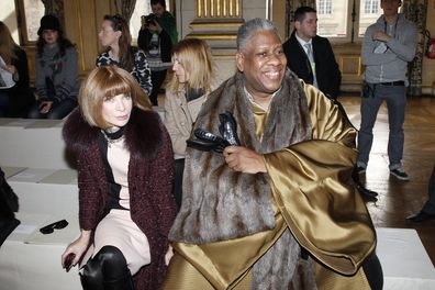 Anna Wintour and Andre Leon Talley