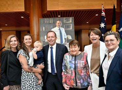 frances lock tony abbot daughter second child