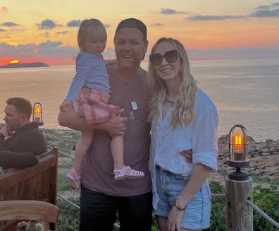 Brian McFadden Partner Danielle Parkinson Daughter Ruby