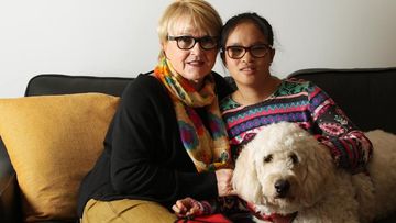 Doris Dehm was travelling from Melbourne to Sydney on Jetstar on Saturday, along with her 16-year-old daughter Anna and her service-dog Dalma.