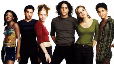 Gabrielle Union, Andrew Keegan, Julia Stiles, Heath Ledger, Larisa Oleynik and Joseph Gordon-Levitt