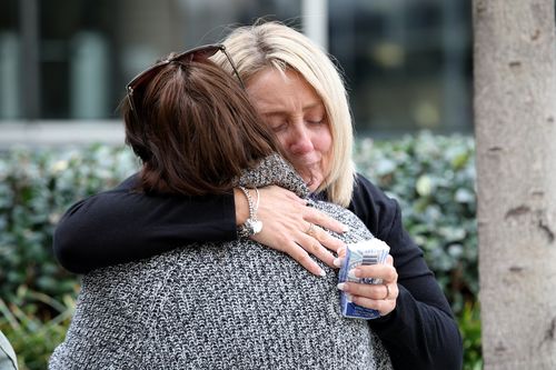 Denise Chase wept as she said her son had been robbed of life too young. Picture: AAP