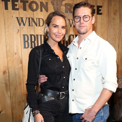 PREMIUM GETTY IMAGE NEW YORK, NEW YORK - SEPTEMBER 12: Arielle Kebbel and Zach Roerig attend while Teton Ridge brings "Window To The West" series from the heart of Texas to the streets of NYC on September 12, 2024 in New York City. (Photo by Kevin Mazur/Getty Images for Teton Ridge)