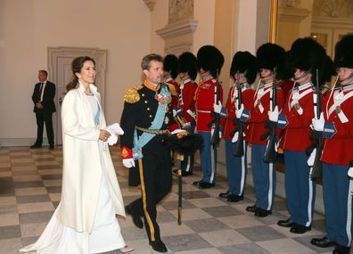 Princess Mary diplomatic reception New Year Day Danish Royals