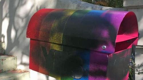 Rainbow letterbox vandalised, dog poo left on Sydney doorstep 