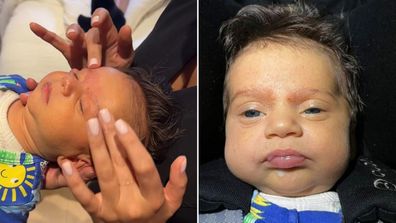 MAFS Martha Kalifatidis and Michael Brunelli take Lucius for his first facial