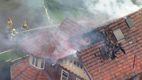 House fire in Mosman, northern Sydney.