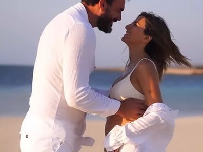 Former The Bachelor stars Locky and Irena Gilbert announce they are expecting their first child after two heartbreaking miscarriages.