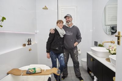 Jason and Sarah started their renovations by flipping their floor plan, which slowed everything down.