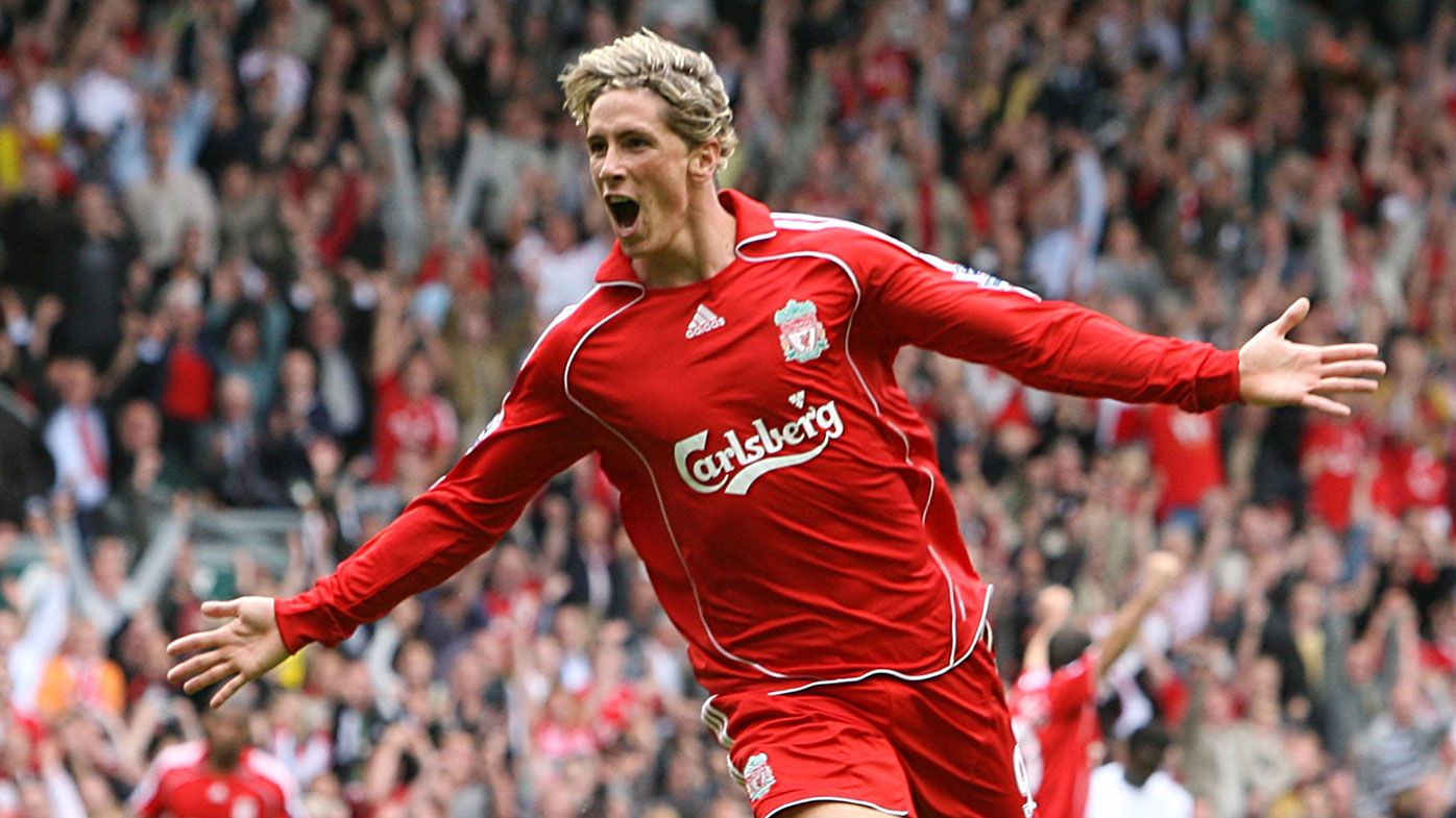 Torres during his time at Liverpool