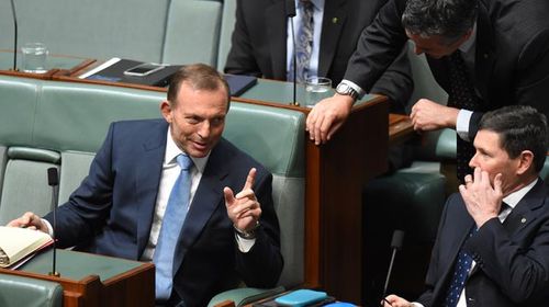 Tony Abbott pranked first day back on the job