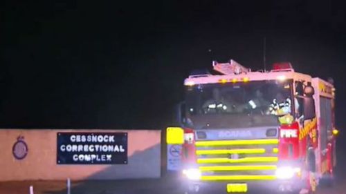 Two inmates are in a critical condition after the fire last night. (9NEWS)