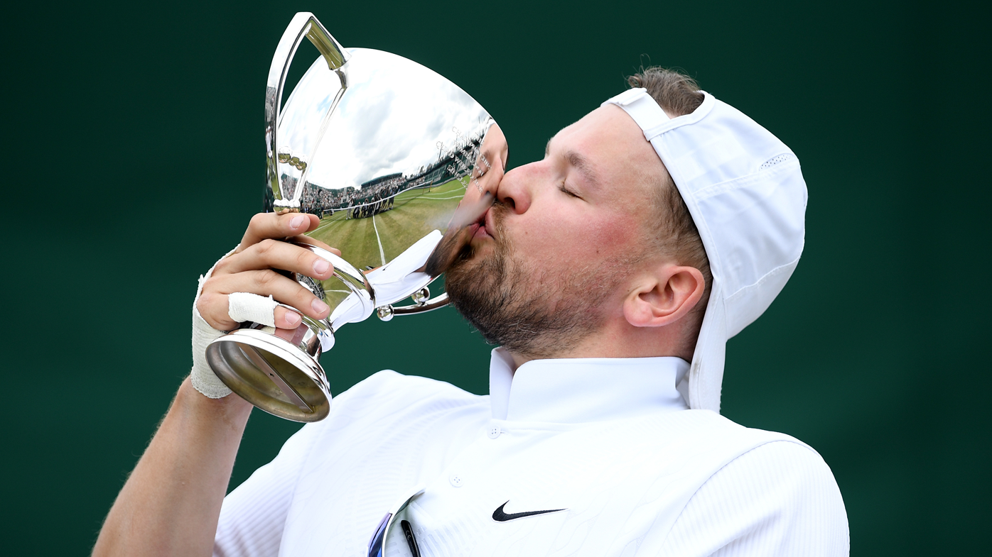 Australia's Dylan Alcott wins Wimbledon Quad Singles title