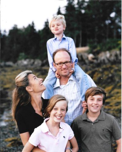 Prince Robert of Luxembourg and Princess Julie of Nassau with Prince Frederik of Luxembourg, Princess Charlotte of Luxembourg and Prince Alexandre of Luxembourg