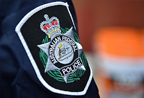 Australian Federal Police badge (AAP)