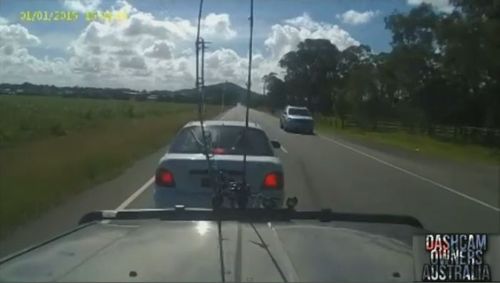 L-plater tormented in road rage incident captured on dashcam. (A Current Affair)