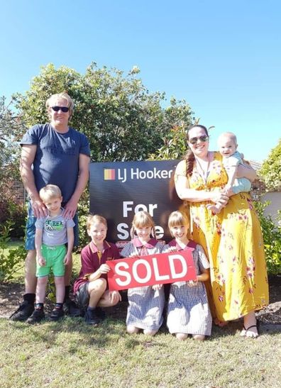 Lismore mum family home sold sign