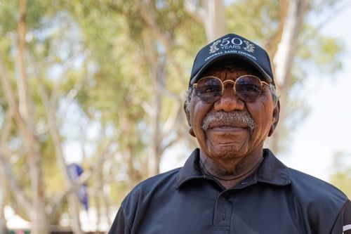 Kumanjayi White's uncle, Central Land Council Chair Warren Williams.