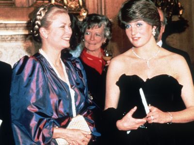 Grace Kelly meets Princess Diana, 1981