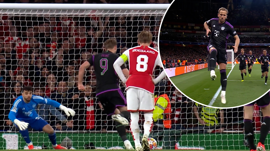 Released as an eight-year-old, Harry Kane continues to hurt Arsenal with another Champions League goal