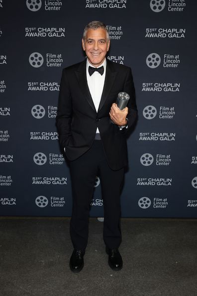 NEW YORK, NEW YORK - APRIL 27: George Clooney attends the 51st Chaplin Award Gala honoring George Clooney at Alice Tully Hall, Lincoln Center on April 27, 2026 in New York City.  (Photo by Dimitrios Kambouris/Getty Images for FLC)