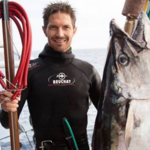 Experienced skipper Ben Leahy, pictured above, is one of the six men missing after the boat sunk off the Queensland coast. 