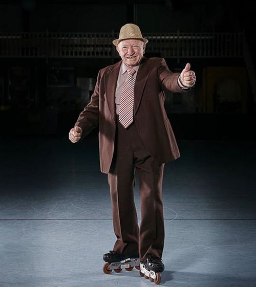 Meet the 79-year-old man who rollerskates to stay young
