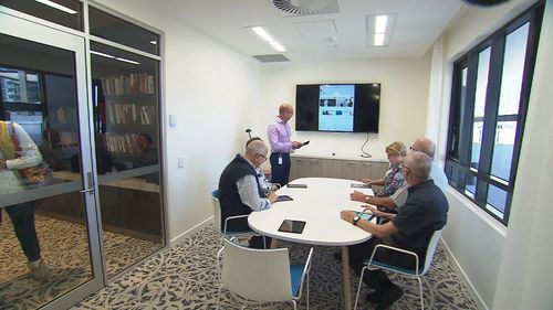 Seniors can learn how to use smart phones, televisions, tablets and even Google Home. Image: 9News