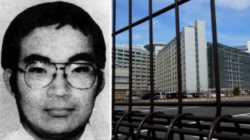 Former Aum Shinrikyo cult member Masato Yokoyama who was sentenced to death in 1999. Right: Tokyo Detention Centre. (Photos: AP). 