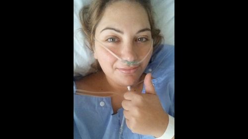 Joanna had her operation after she turned 30.