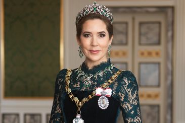 The Official gala portrait of Queen Mary of Denmark
