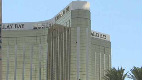 The Mandalay Bay Resort and Casino where Mr Hodge was told he was roomed next door to the gunman. 