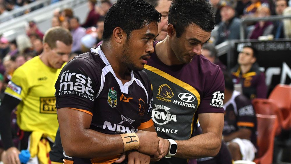 Brisbane Broncos' Anthony Milford out for six weeks with shoulder injury