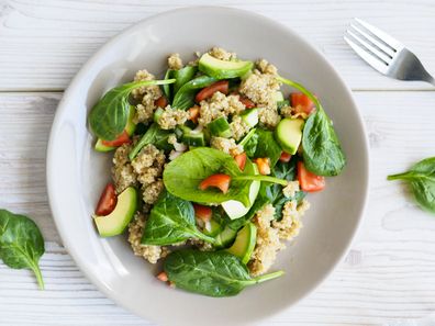 Healthy salad stock image
