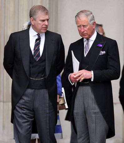 Prince Charles and Prince Andrew