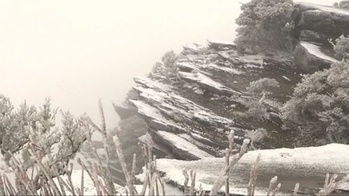 Snowfall is predicted for the Stirling Ranges tonight. Picture: 9NEWS